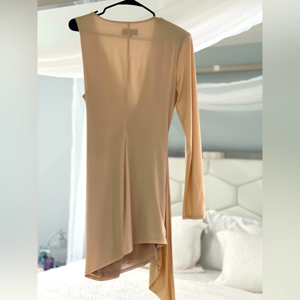 Michael Costello sexy contrail dress